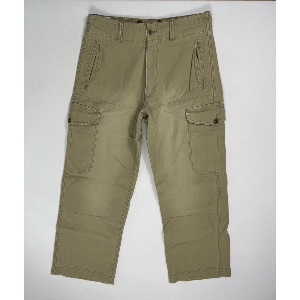AMERICAN EAGLE Combat Trouser wide leg army cargo pants 31x30 (31x29) vtg y2k